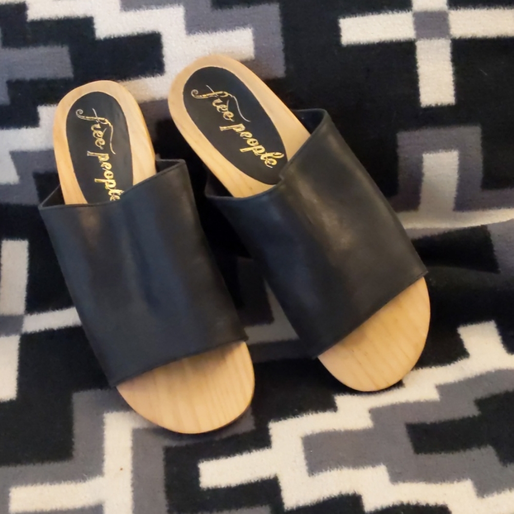 Free People Wood Slip-on